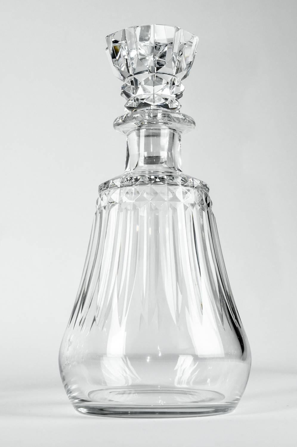 vintage baccarat crystal decanter
