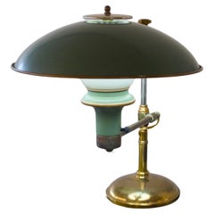 Lampe de table Cantilever, laiton, âge atomique