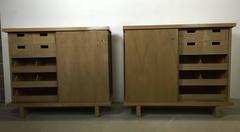 Large Pair of Matching Chests in Bleached Walnut