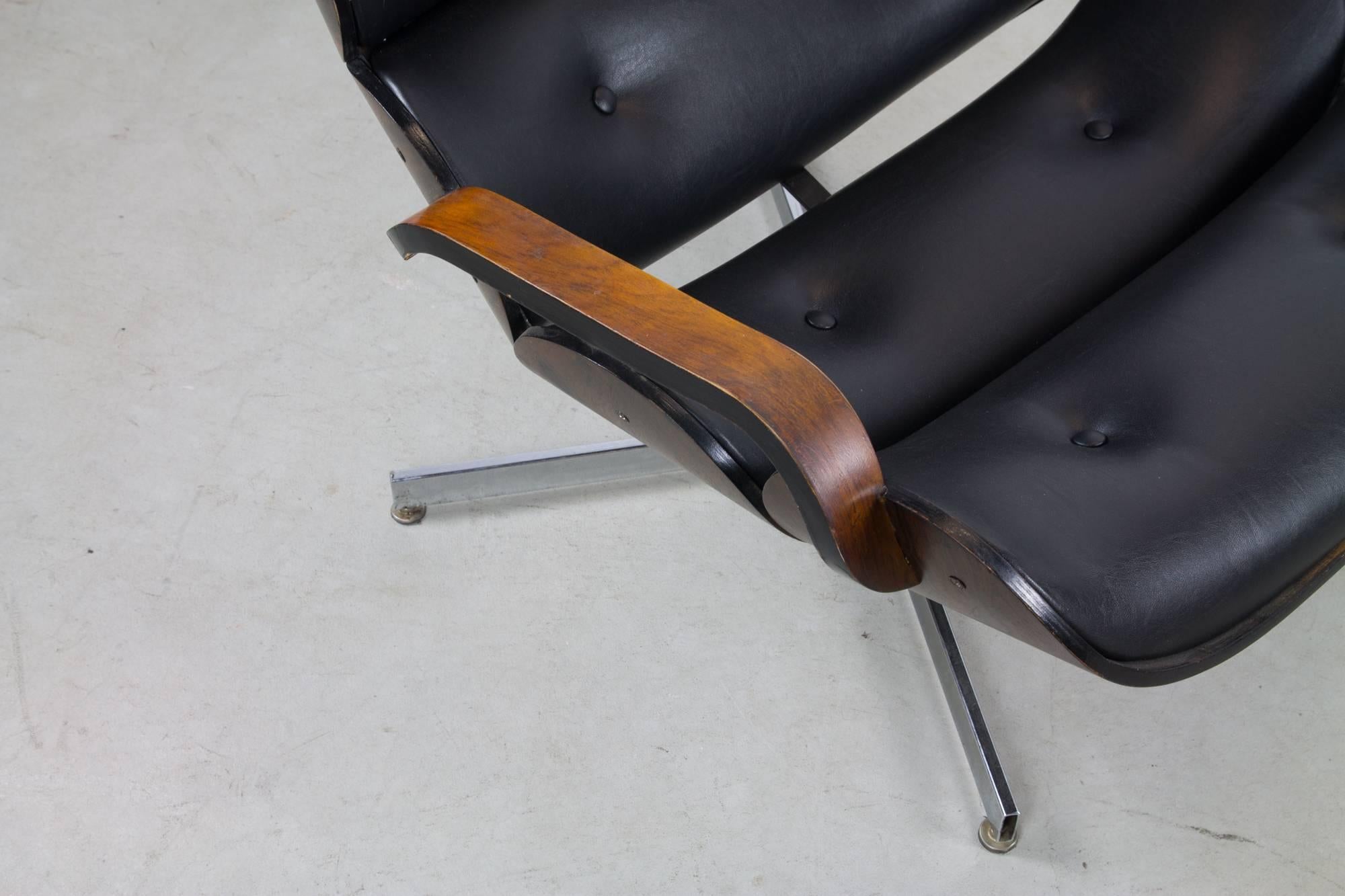 20th Century George Mulhauser for Plycraft Lounge Chair