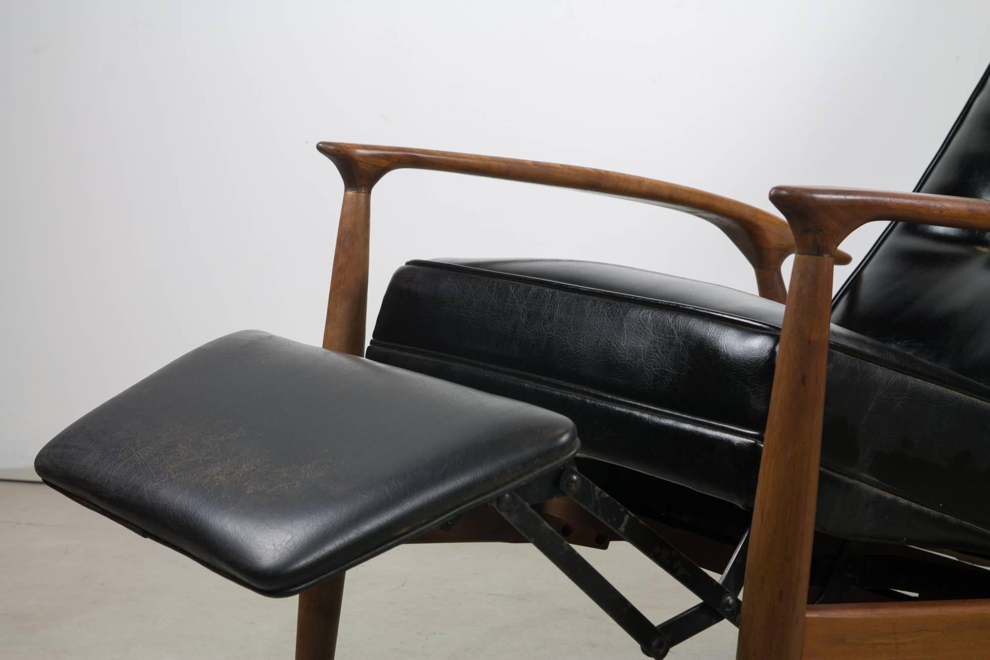 Mid-Century Modern Reclining Lounge by Milo Baughman for Thayer Coggin