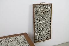 Tile Mosaic Side Table and Tray