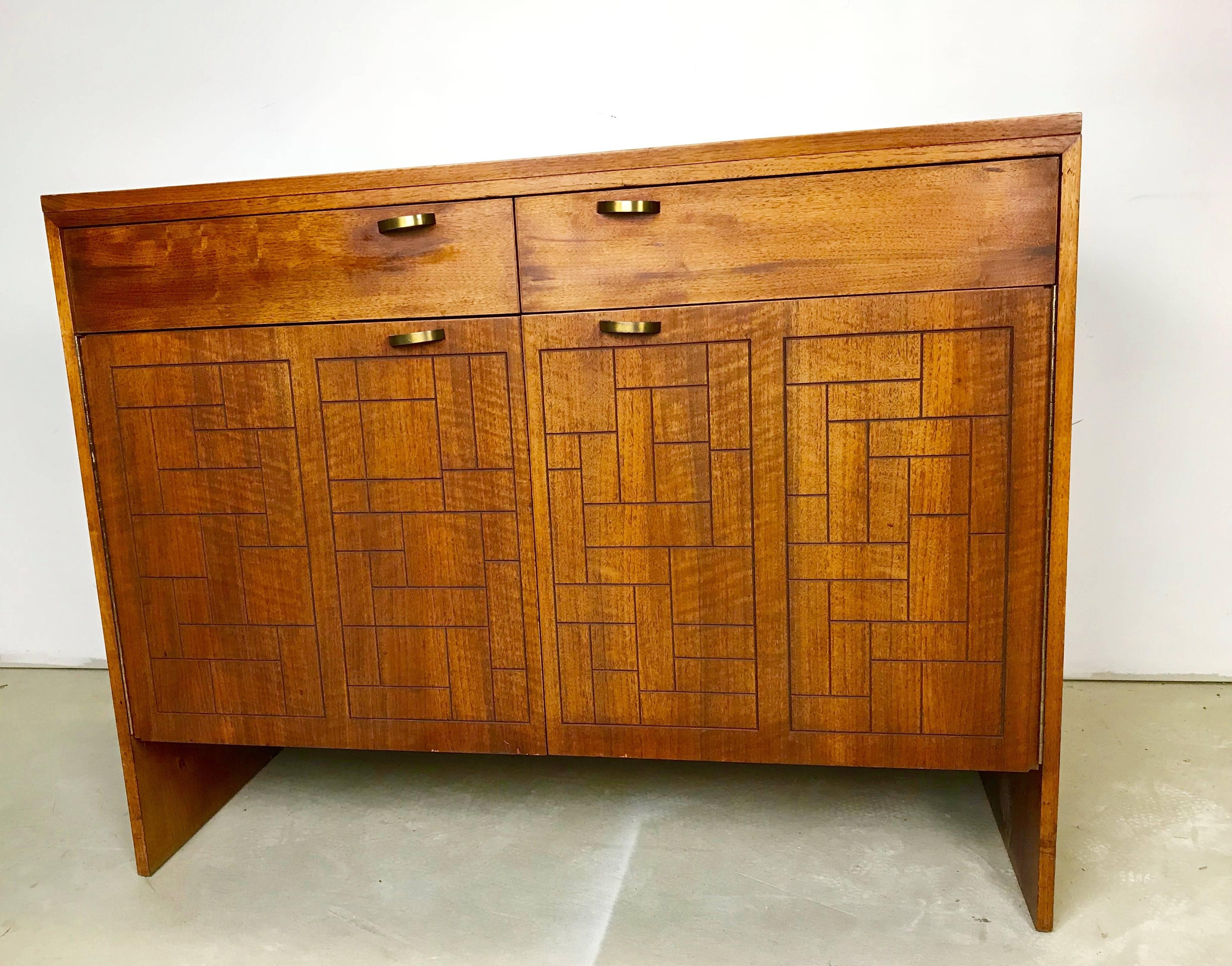 Mid-Century Modern One of a Kind Custom-Made Cabinet