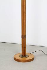 Bamboo Floor Lamp in the Manner of Paul Frankl
