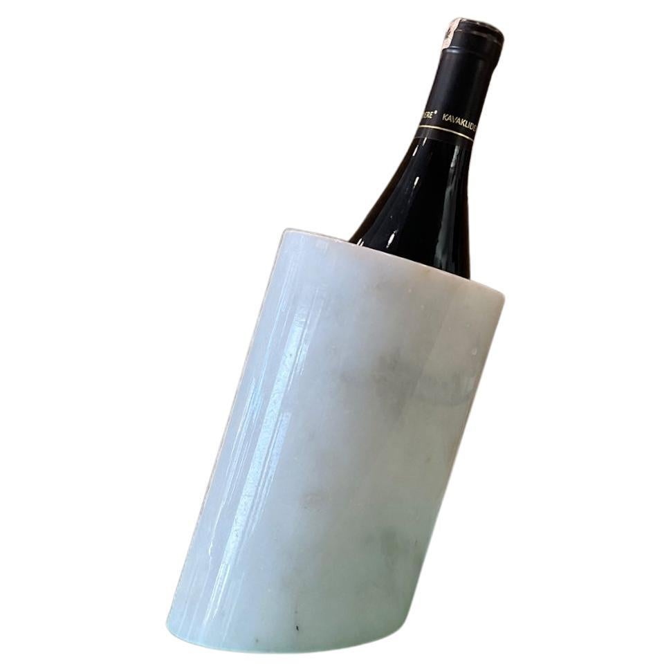 MARBLE WINE CHILLER BUCKET - White Wine & Champagne Cooler for Parties, Dinner