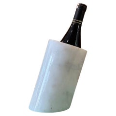 MARBLE WINE CHILLER BUCKET - White Wine & Champagne Cooler for Parties, Dinner
