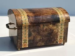 Aldo Tura Parchment Jewelry Box