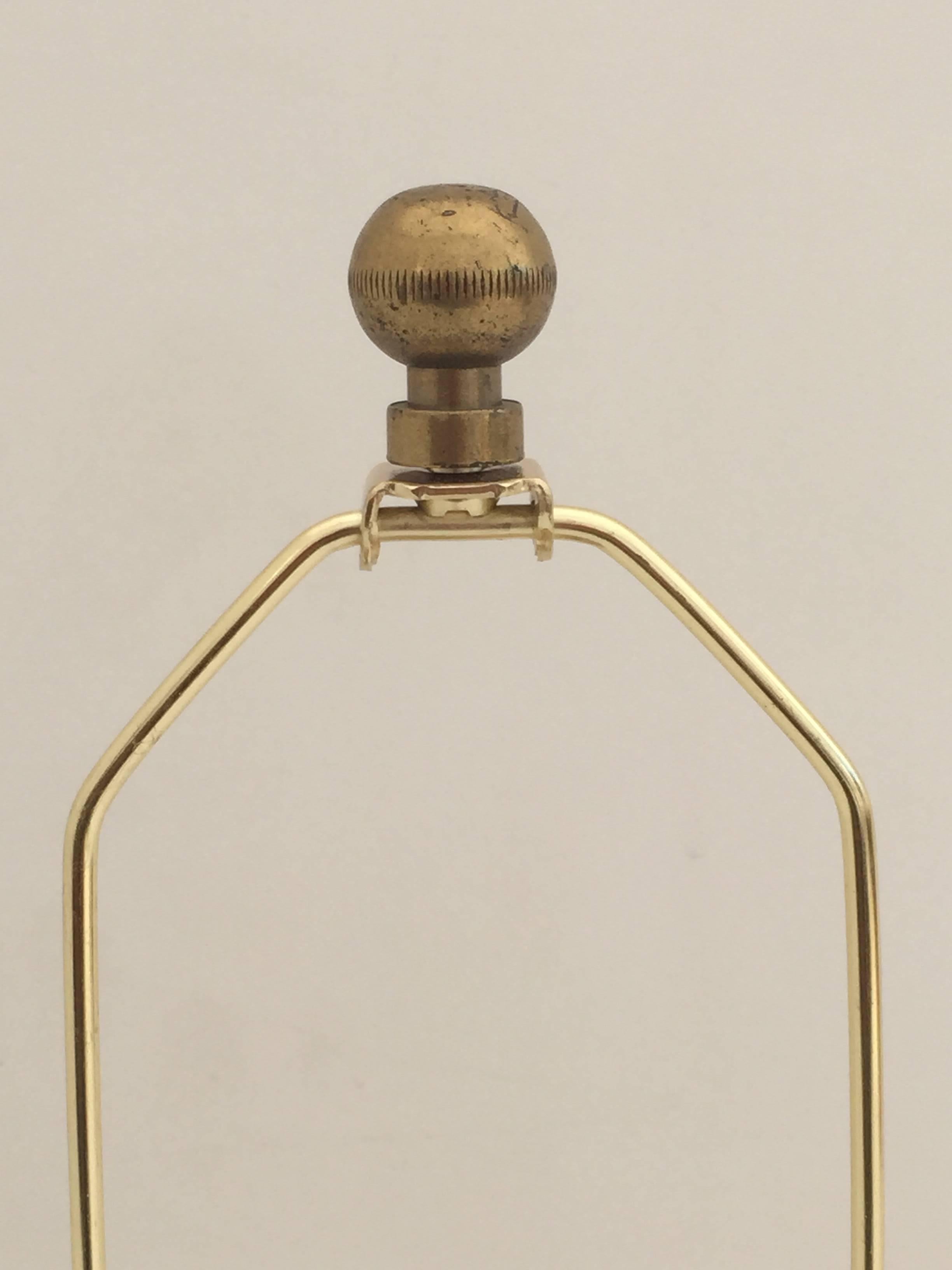 Frederick Cooper Brass Ginger Jar Urn Lamps 1