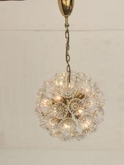 Floral Glass Snowflake Chandelier