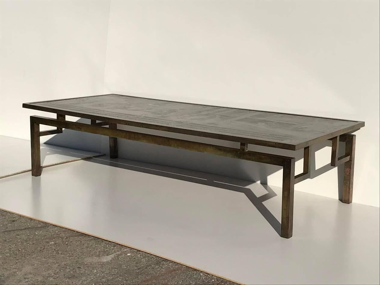 Bronze Massive Philip and Kelvin LaVerne Chin Ying Coffee Table
