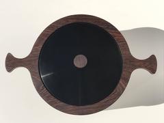 Mid-Century Modern Wenge Wood Ice Bucket