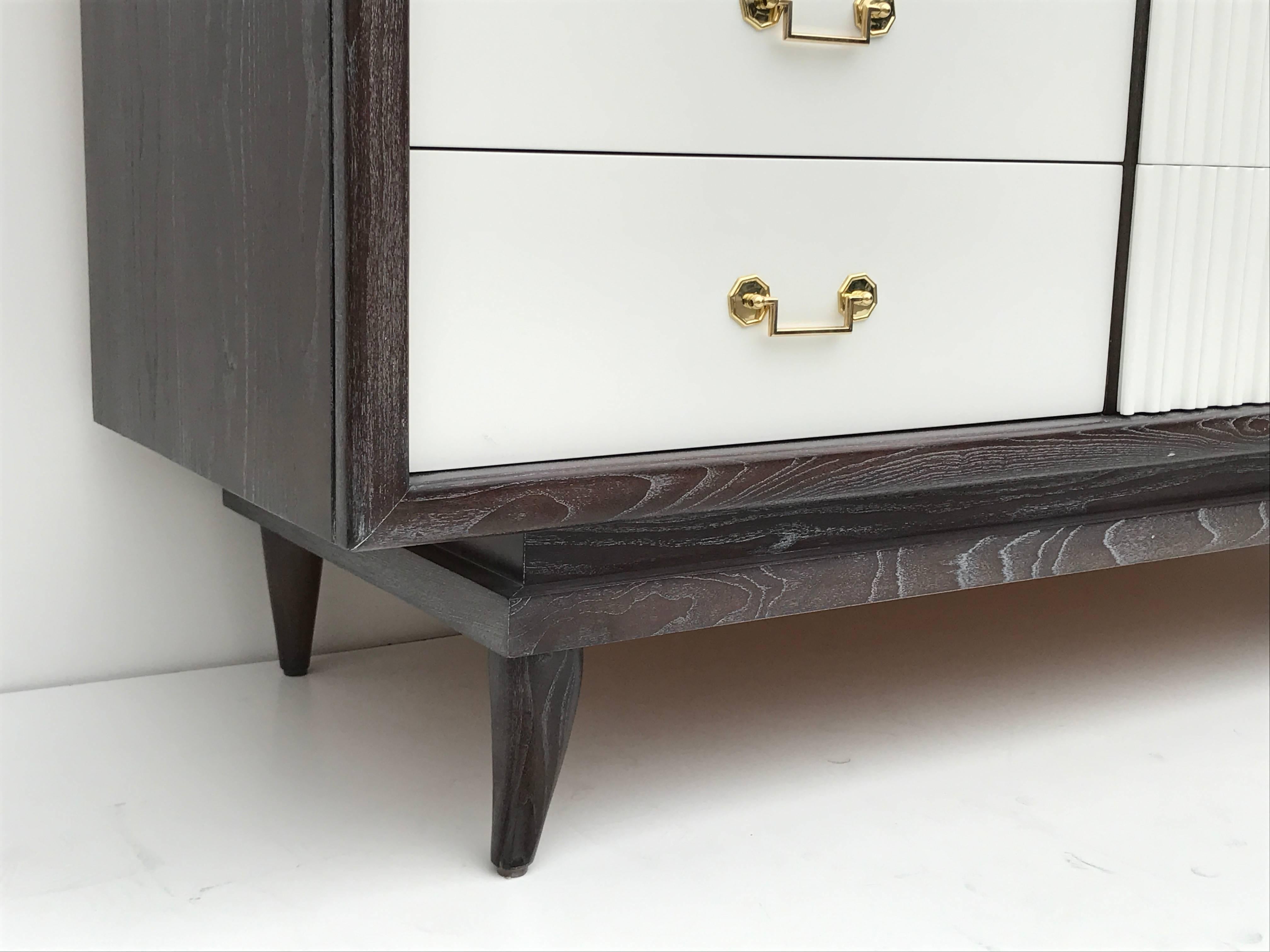 Cerused Oak Mid-Century Modern Dresser by American of Martinsville 3
