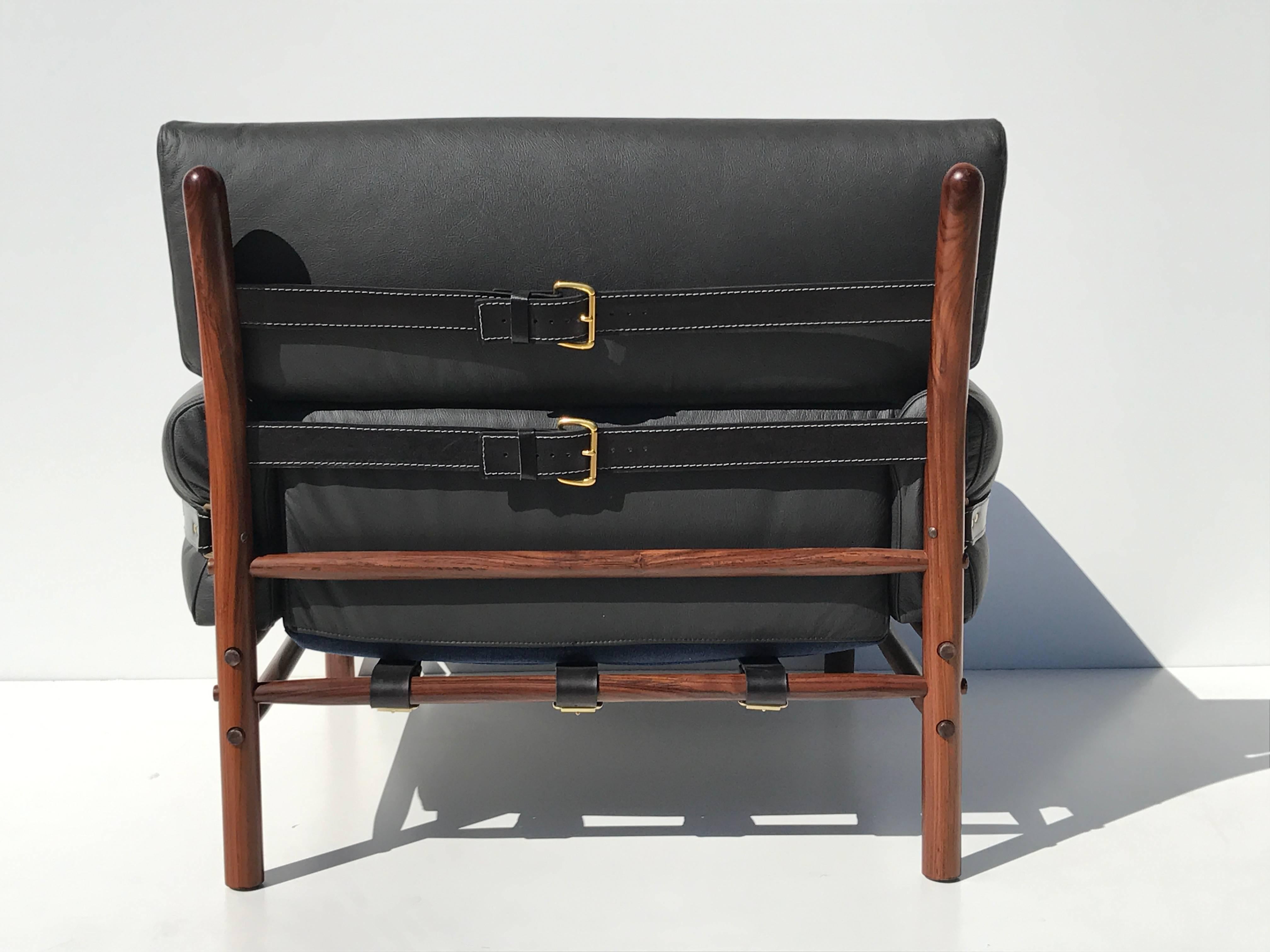 Mid-Century Modern Pair of Arne Norell Kontiki Lounge Chairs