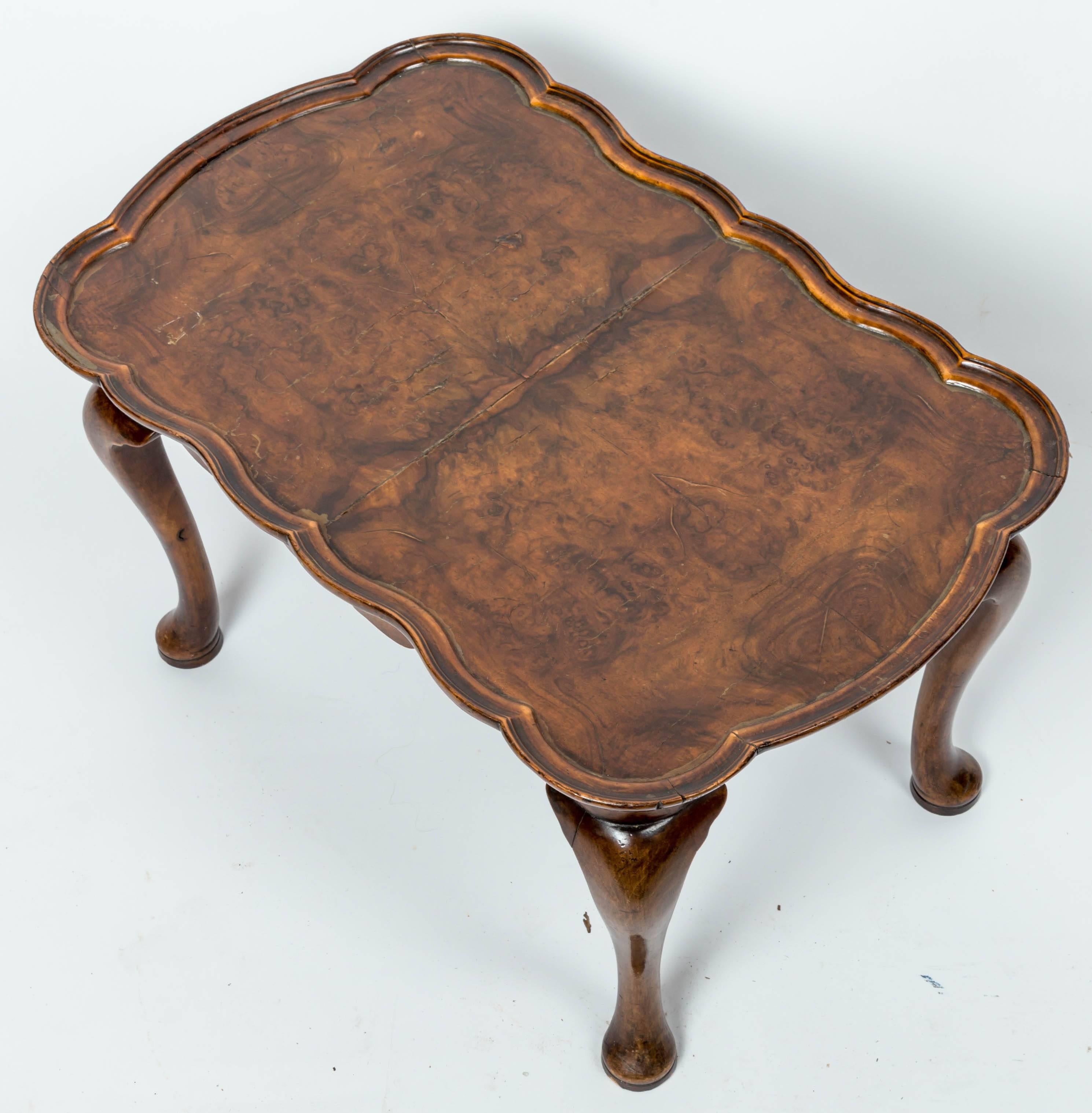 19th Century Diminutive Chippendale Style Side Table For Sale