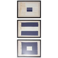 Vintage framed Signal Flags