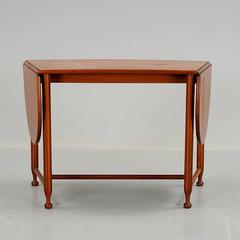 Josef Frank Mahogany Folding Sideboard, Sweden, 1940s