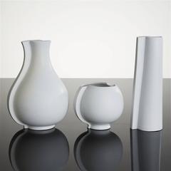 Wilhelm Kåge "Surrea" Stoneware Vases, Five Pieces, Gustavsberg, Sweden