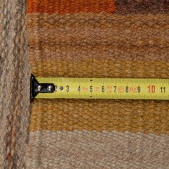 Geometrical Flat-Weave Carpet, Finland, 1930s