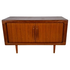 Teak sideboard with iron legs, Denmark 1960s
