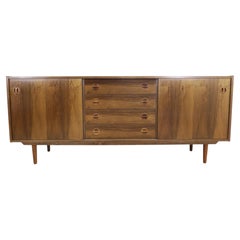 Buffet en teck avec tiroirs centraux, Danemark, années 60