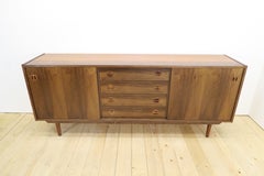 Buffet en teck avec tiroirs centraux, Danemark, années 60
