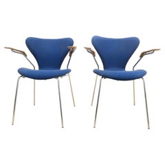 Paire de chaises d’Arne Jacobsen, Danemark, années 70