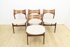 Set of four chairs by Erik Buch, Denmark, 1960s