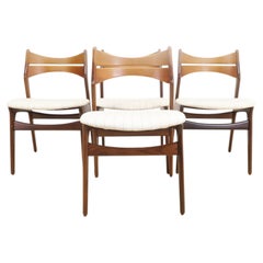 Set of four chairs by Erik Buch, Denmark, 1960s