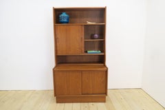 Danish teak bookcase with storage unit and shelf, 1960s