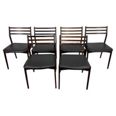 Set of 6 chairs by Vestervig Eriksen in rosewood, 1960s