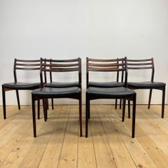 Set of 6 chairs by Vestervig Eriksen in rosewood, 1960s