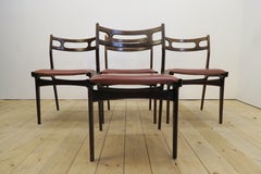 Set of 4 Model 138 chairs by Johannes Andersen for Uldum Møbelfabrik, Denmark