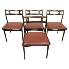 Set of 4 Model 138 chairs by Johannes Andersen for Uldum Møbelfabrik, Denmark