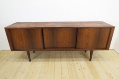 Rosewood sideboard with sliding doors, Denmark, 1960