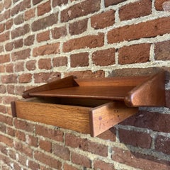 Mid-Century teak shelf with drawer, Denmark, 1960