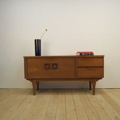 Buffet Jentique Mid-Century d'origine en teck, Angleterre, années 60