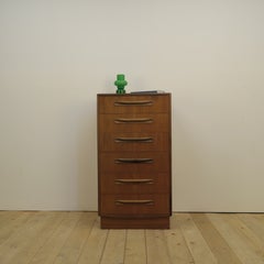 “Fresco” Tall Boy Dresser by Victor B. Wilkins for G-Plan, teak, England