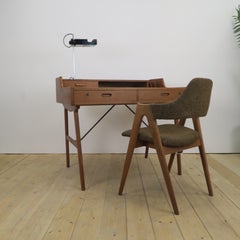 Scrittoio in teak Model 56 di Arne Wahl Iversen per Vinde Møbelfabrik, Danimarca