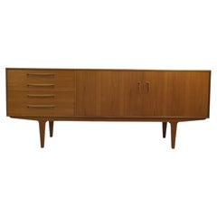 Mid-Century teak sideboard with four drawers, 1960s