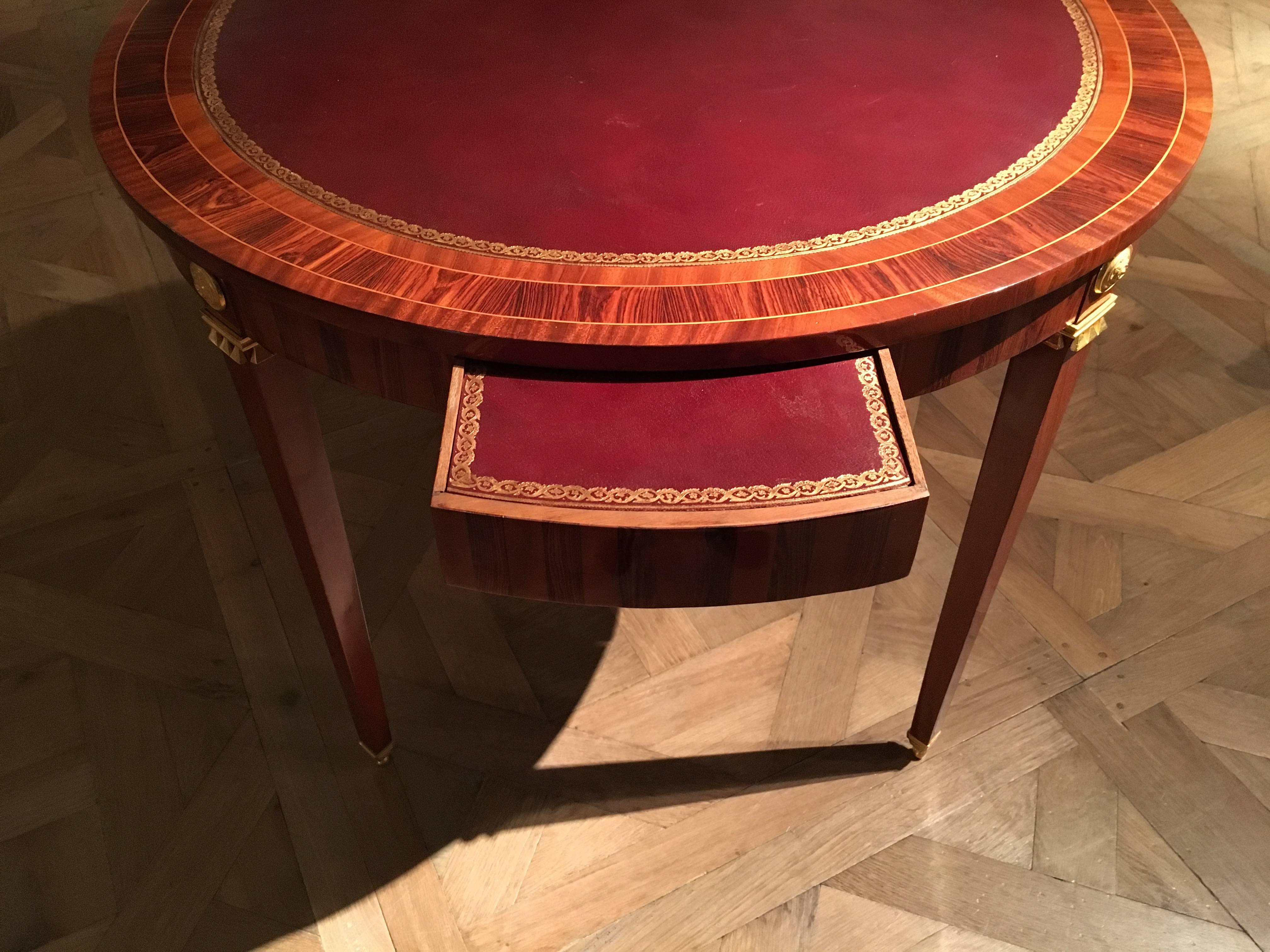 Veneer Louis XVI Games Table