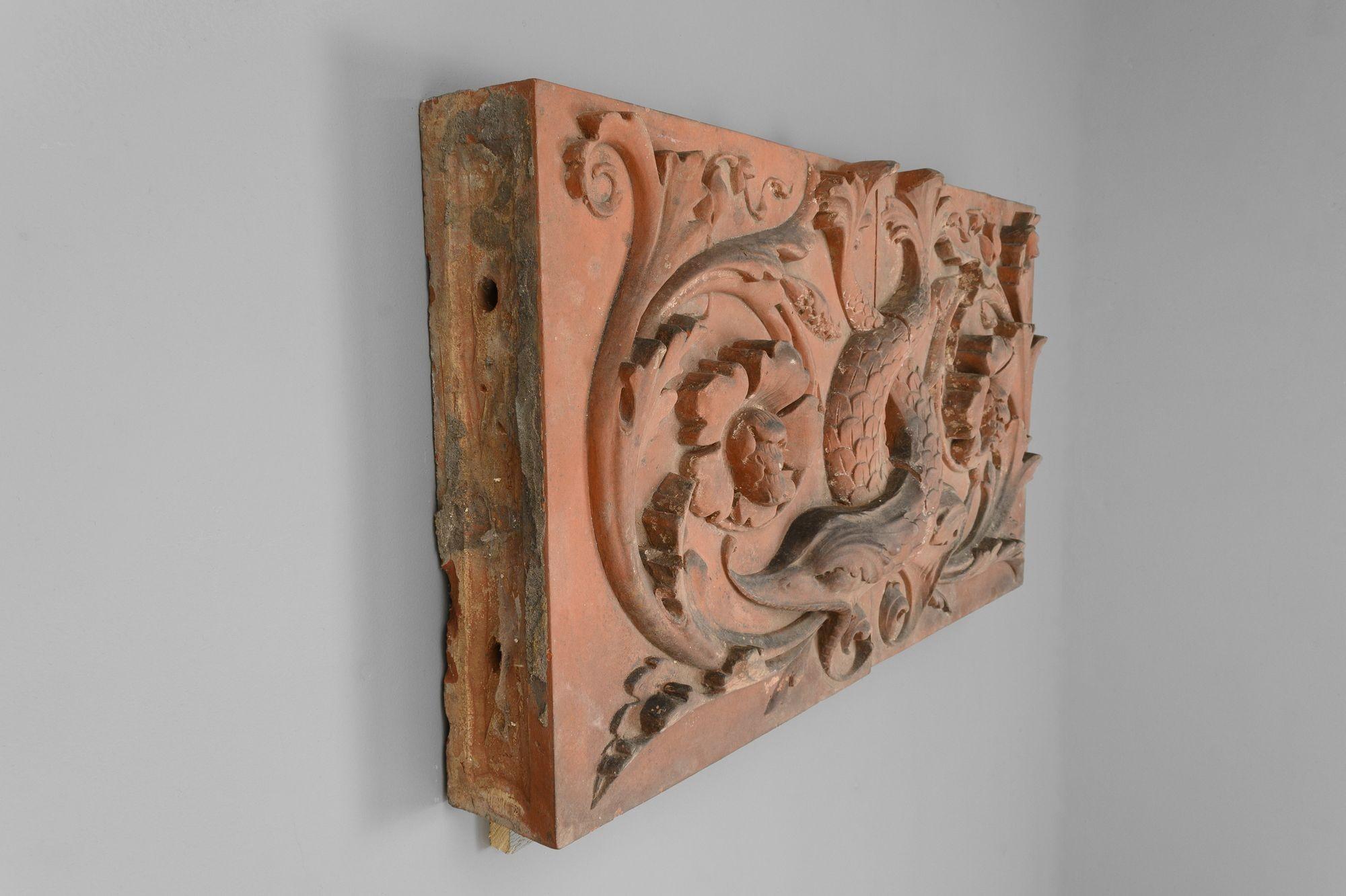 Terracotta Architectural Panel For Sale