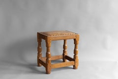 Carved Oak Stool