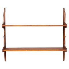 Mid-Century Wall Mounted Shelves