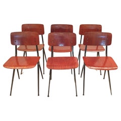 Ensemble de 6 chaises vintage Marco Holland