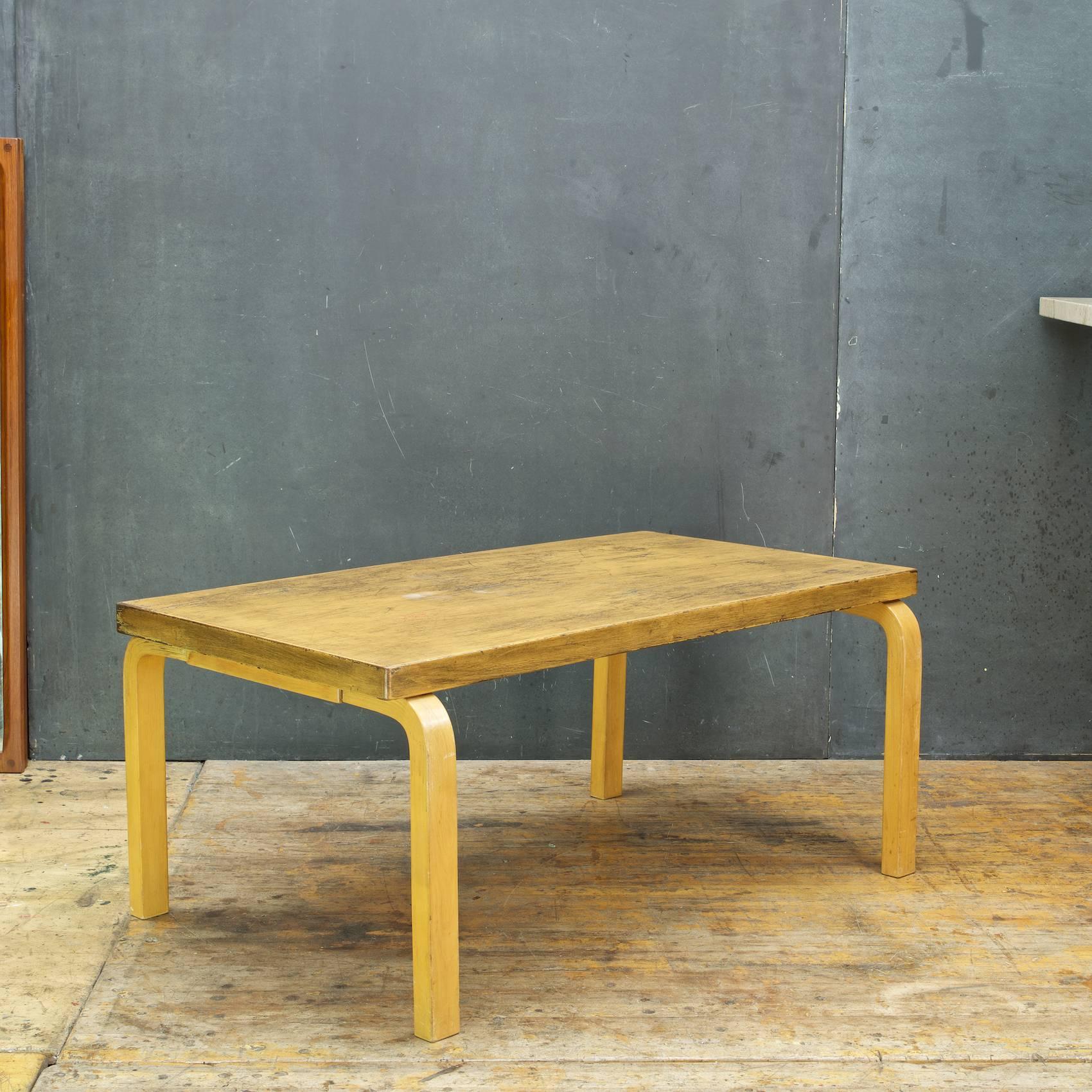 Scandinavian Modern Early Aalto Alvar designed Model #81 Table by Finsven Sweden