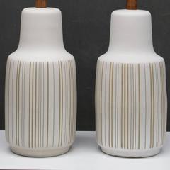 Martz Hard Candy Striped Ceramic Lamps