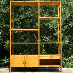 1950s Paul McCobb Planner Group Room Divider Bookcase Wall Unit Mid-Century