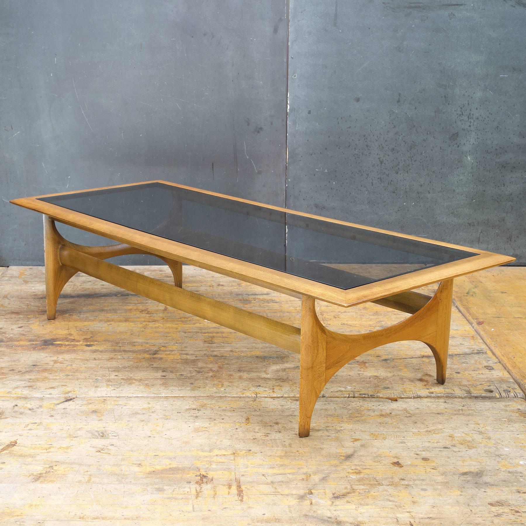 American 1960s Pearsall attributed Atomic Walnut Coffee Table