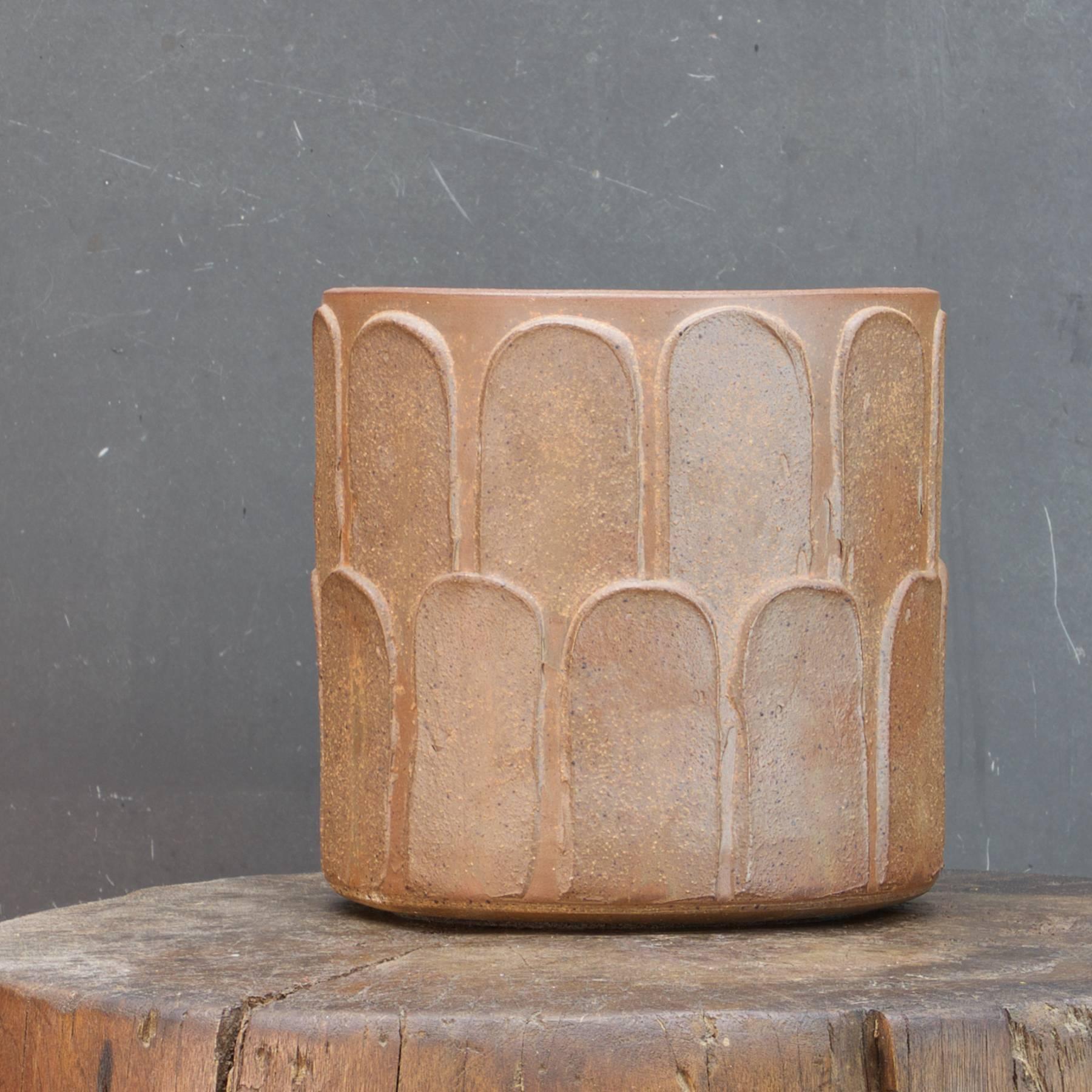 Fired Rare 1960s David Cressey Stoneware Vase Mid-Century Modern California Design AP