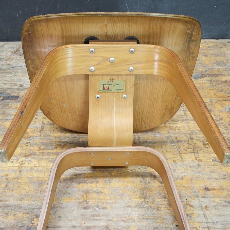 1948 Charles Eames Evans Bent Plywood Herman Miller Dining ...